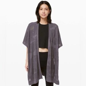 Lululemon | Find Your Light Wrap sweater duster Cardigan Kimono One Size Gray